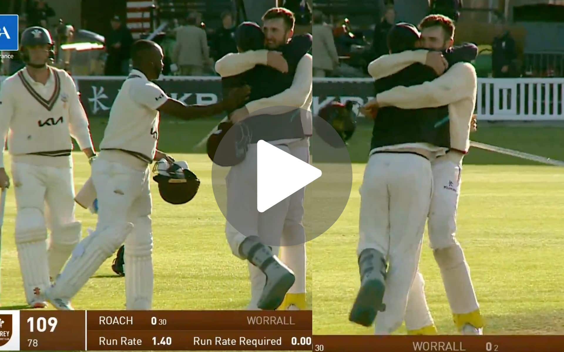 [Watch] Injured Tom Banton Hobbles To Hug His Teammates After Magical Win In County Championship